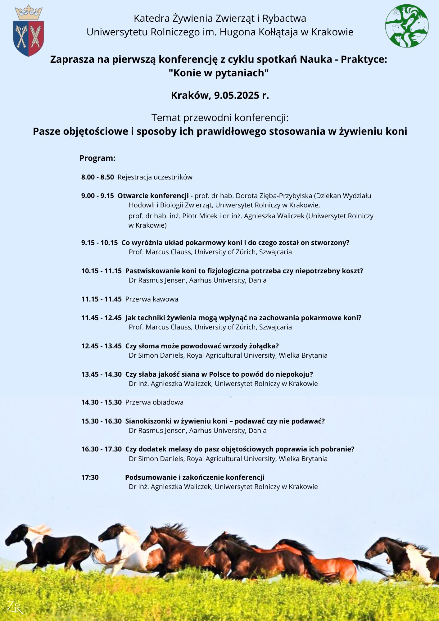Konferencja Nauka Praktyce Konie W Pytaniach